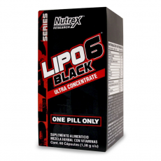 NUTREX LIPO 6 BLACK UC 60 CAPS ROJO