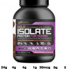 Isolate Protein Mujer 5 Lbs - Proteina para mujer - Gph Nutrition